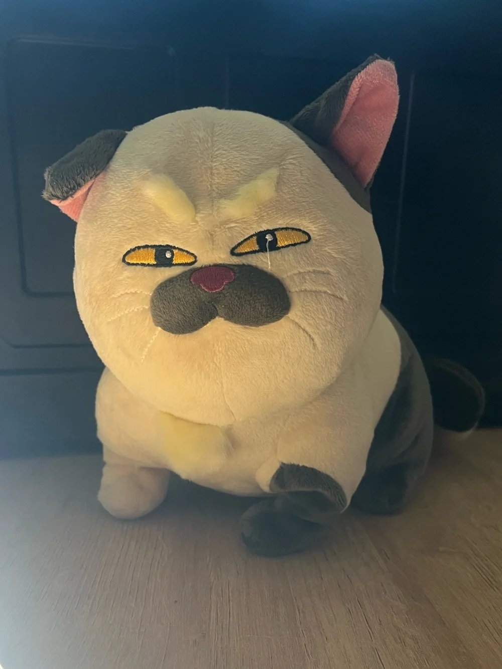 Disney Pixar Luca Machiavelli Cat Plush Kitty Stuffed Animal Siamese 12 inch